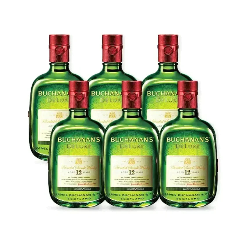 Combo Buchanan's Whisky Deluxe Aged 12 Anos 1L - 6 Unidades