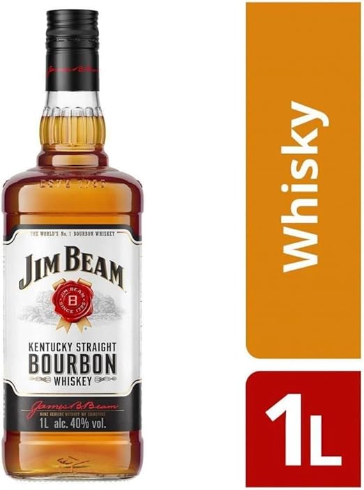 Whisky Jim Beam White, Bourbon, 1L