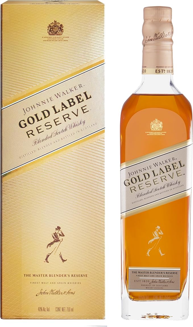 WHISKY OLD PARR 1L + JW GOLD LABEL 750ML