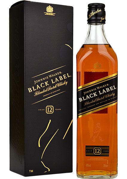 Whisky Johnnie Walker Black Label 12 anos 1L